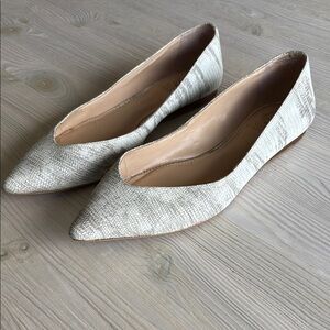 Elegant White Women's Flats